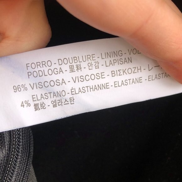 Zara Woman Black Velvet Top Size XS - Picture 9 of 9